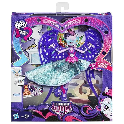 My Little Pony Toy - Equestria - Freundschaftsspiele für Mädchen - Midnight Twilight Sparkle Deluxe Doll