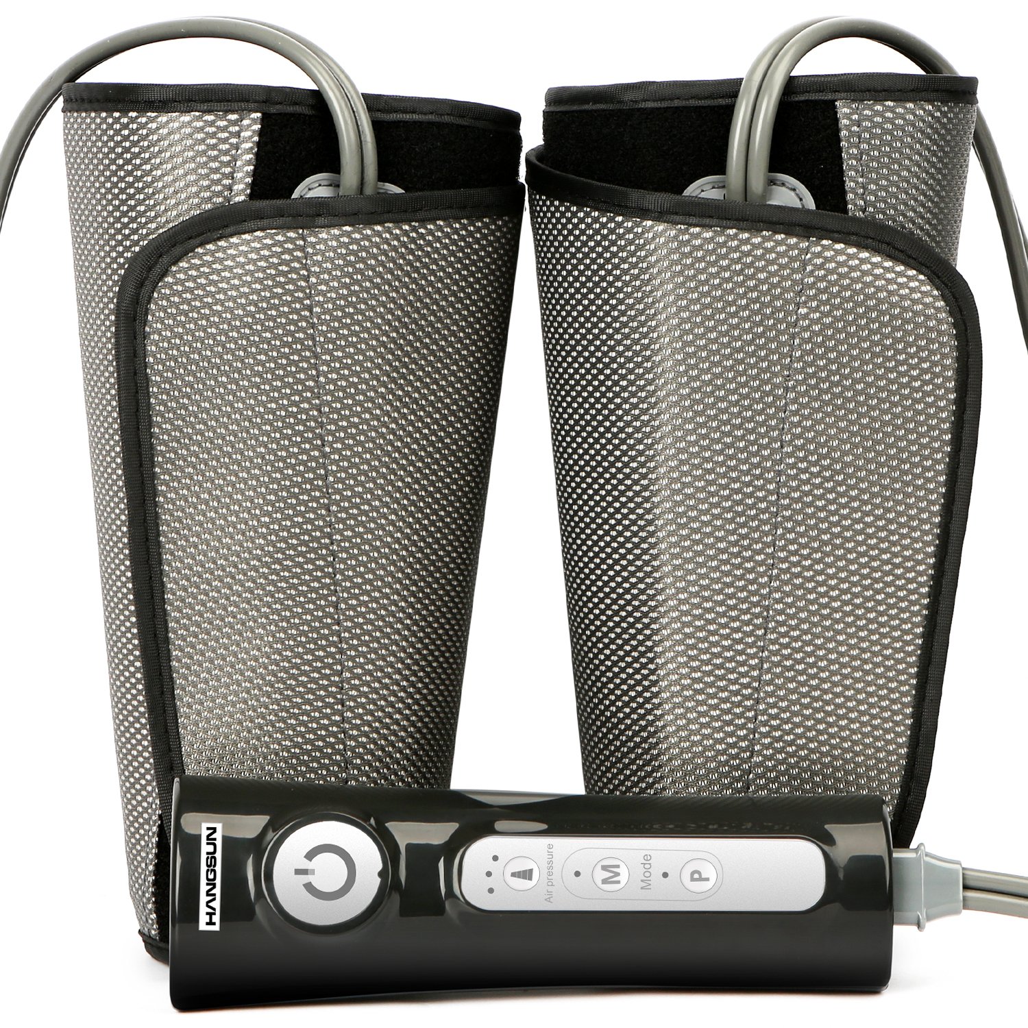 Hangsun Leg Air Massager MC70 Corded/Cordless Air Compression Thigh Leg Wrap Massage Therapy with Handheld Controller