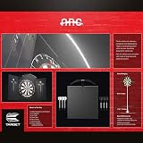 Target Darts Arc Dartboard Lighting System Home Cabinet Set Black view 7