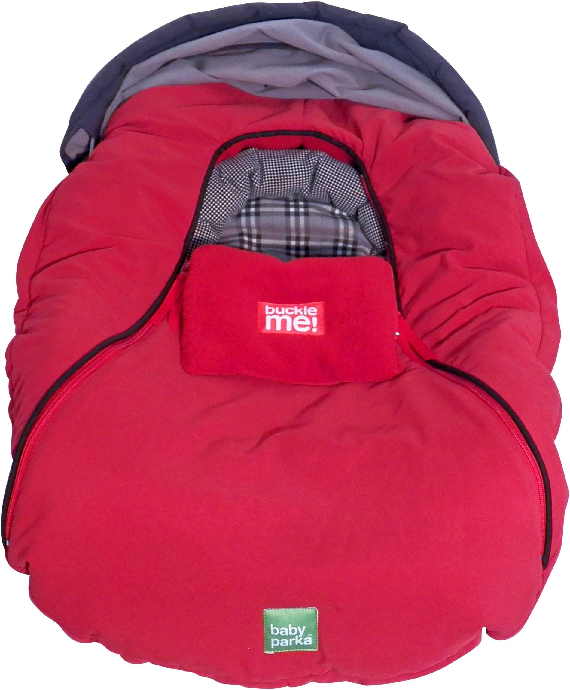 Baby Parka Buckle Me Car Seat Cover, Red