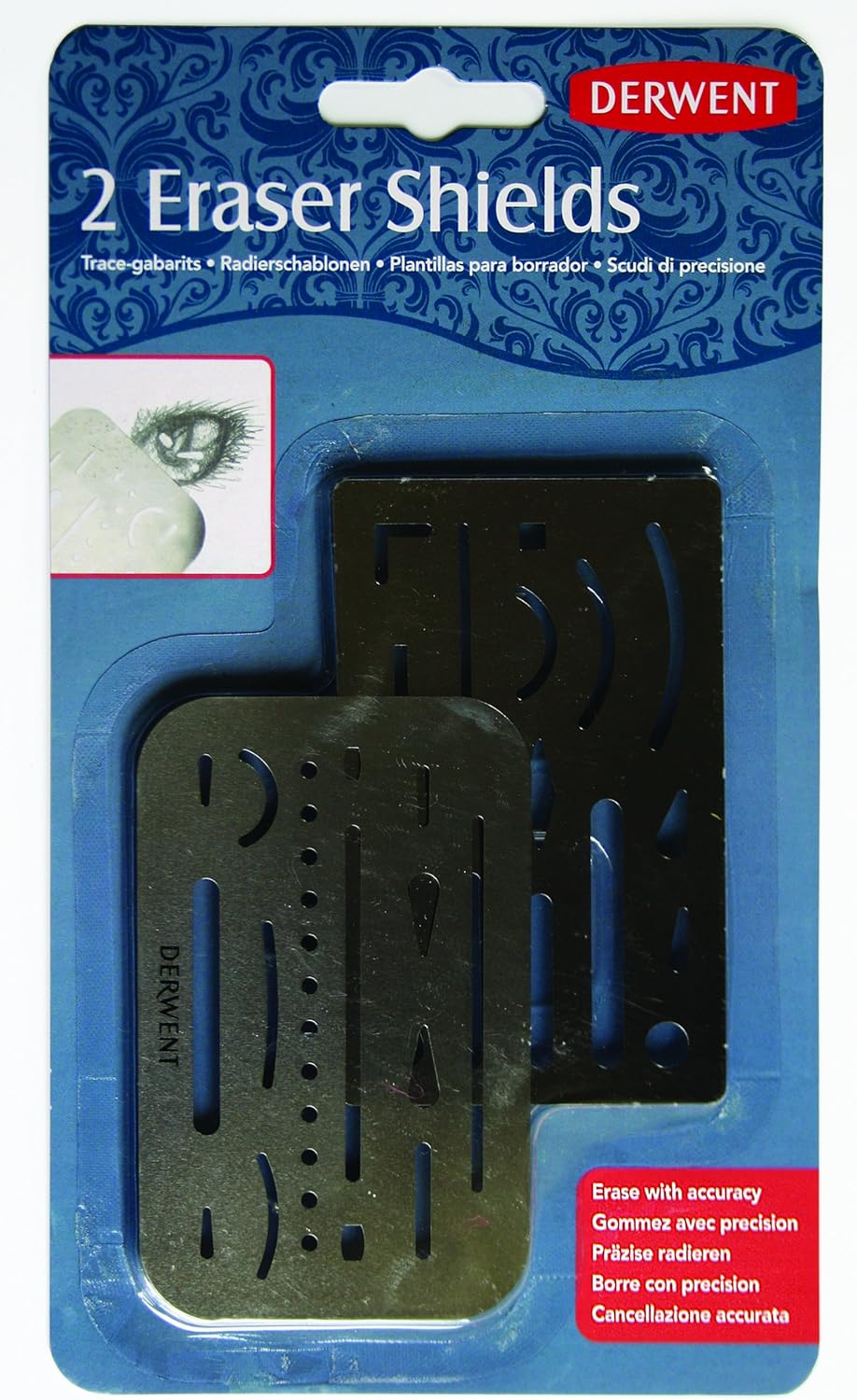Derwent Eraser Shields (Pack of 2) Amazon.co.uk Office Products