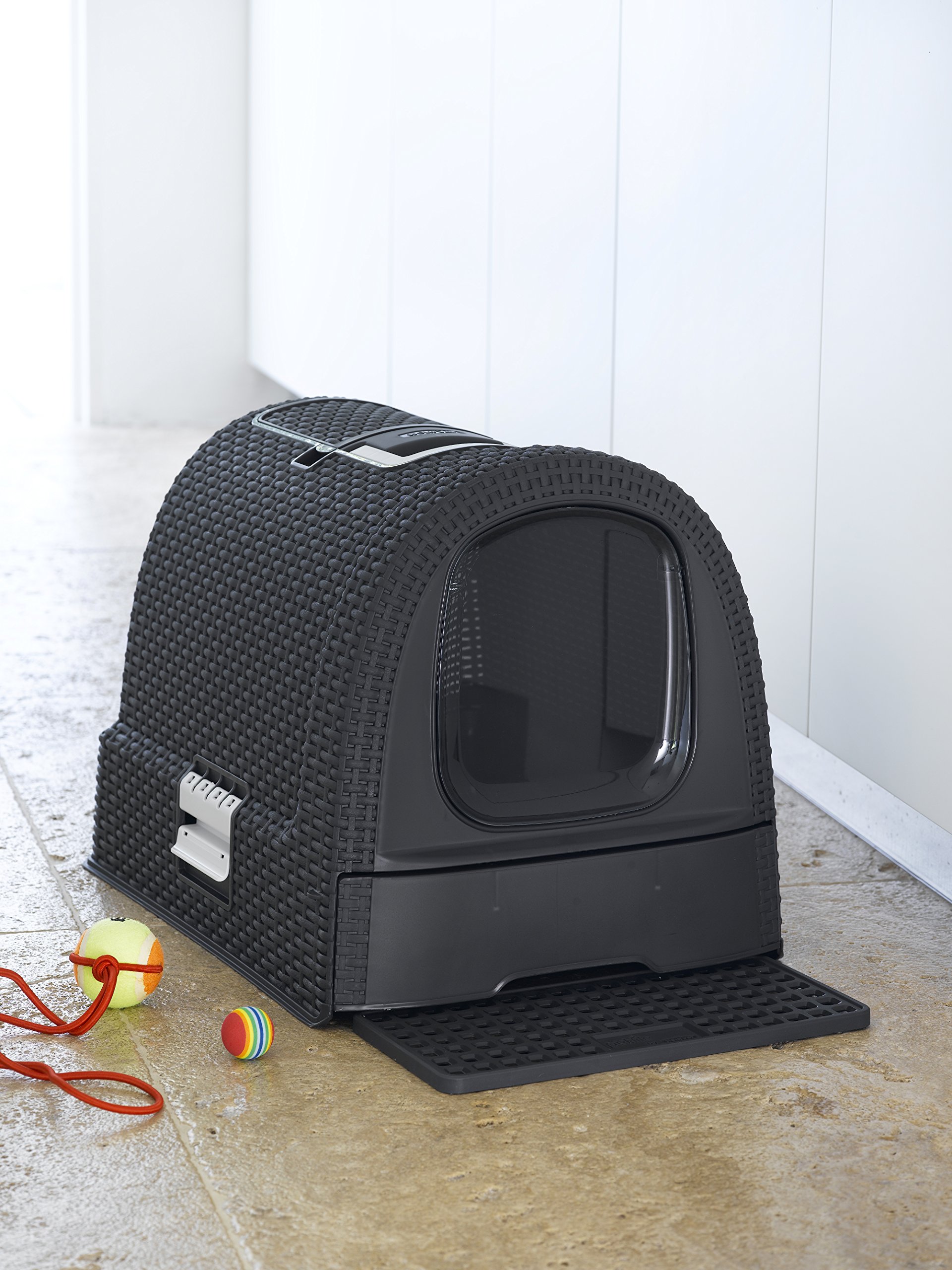 Curver Pet Litterbox 50.3x 37.3 x 40.7 centimeter, Grey Buy Online in