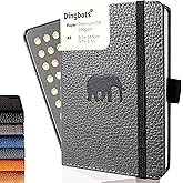 Dingbats* Wildlife A6 Lined Pocket Notebook - PU Leather Hardcover - Small Writing Journal for Work, Travel - Pocket, Elastic Closure, Bookmark