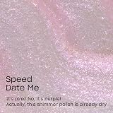OPI RapiDry Speed Date Me Pink Purple Shimmer Nail Polish 9ml view 3