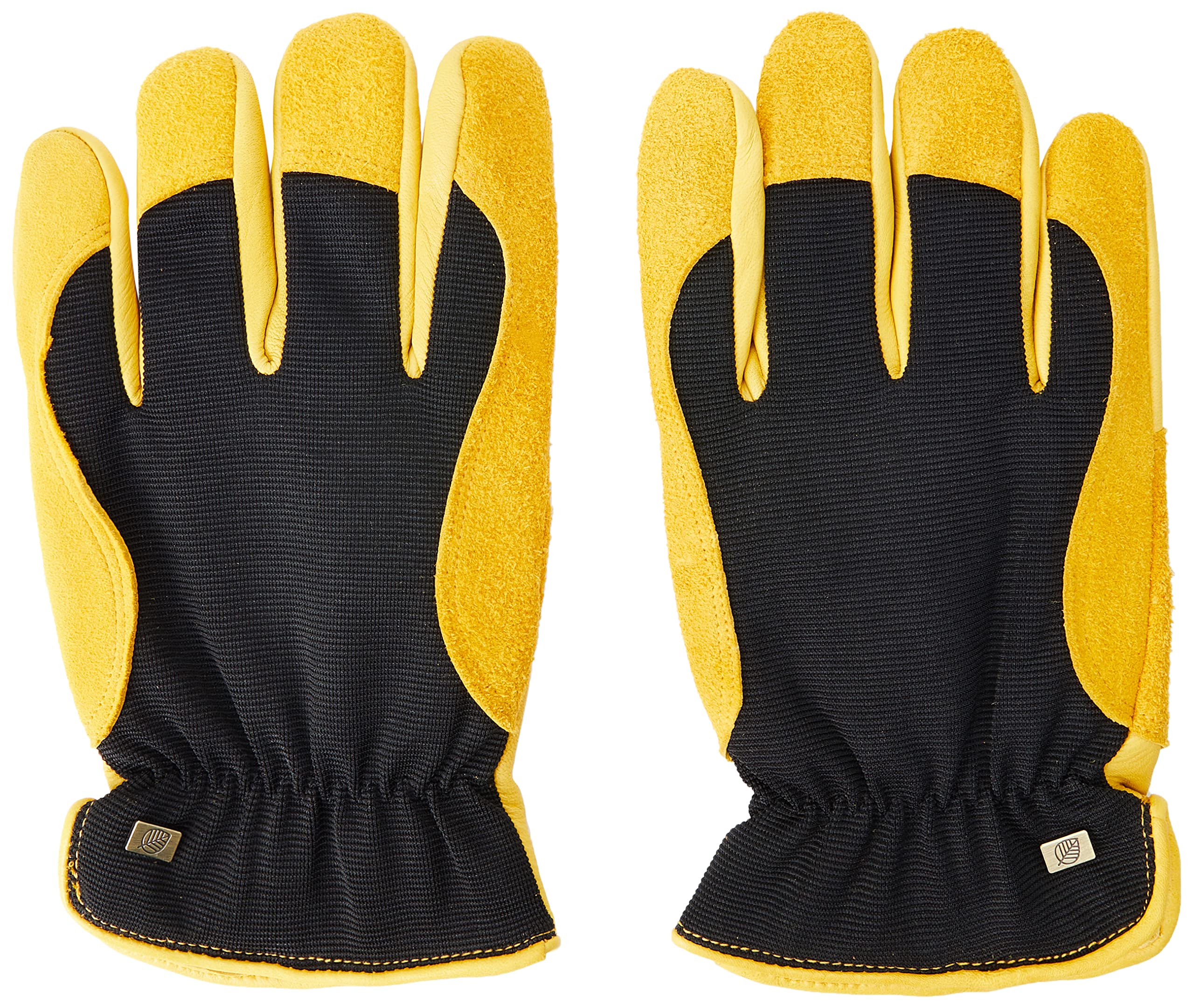 Gold Leaf WINTER TOUCH Deluxe Deerskin Leather Waterpoof Warm RHS Gardening Gloves - Gents Size - Great Gift