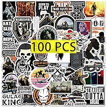 Adesivi Call Of Duty - 100 Pezzi In Vinile Impermeabile | Per Laptop, Skate, Auto, Moto - Foto 11