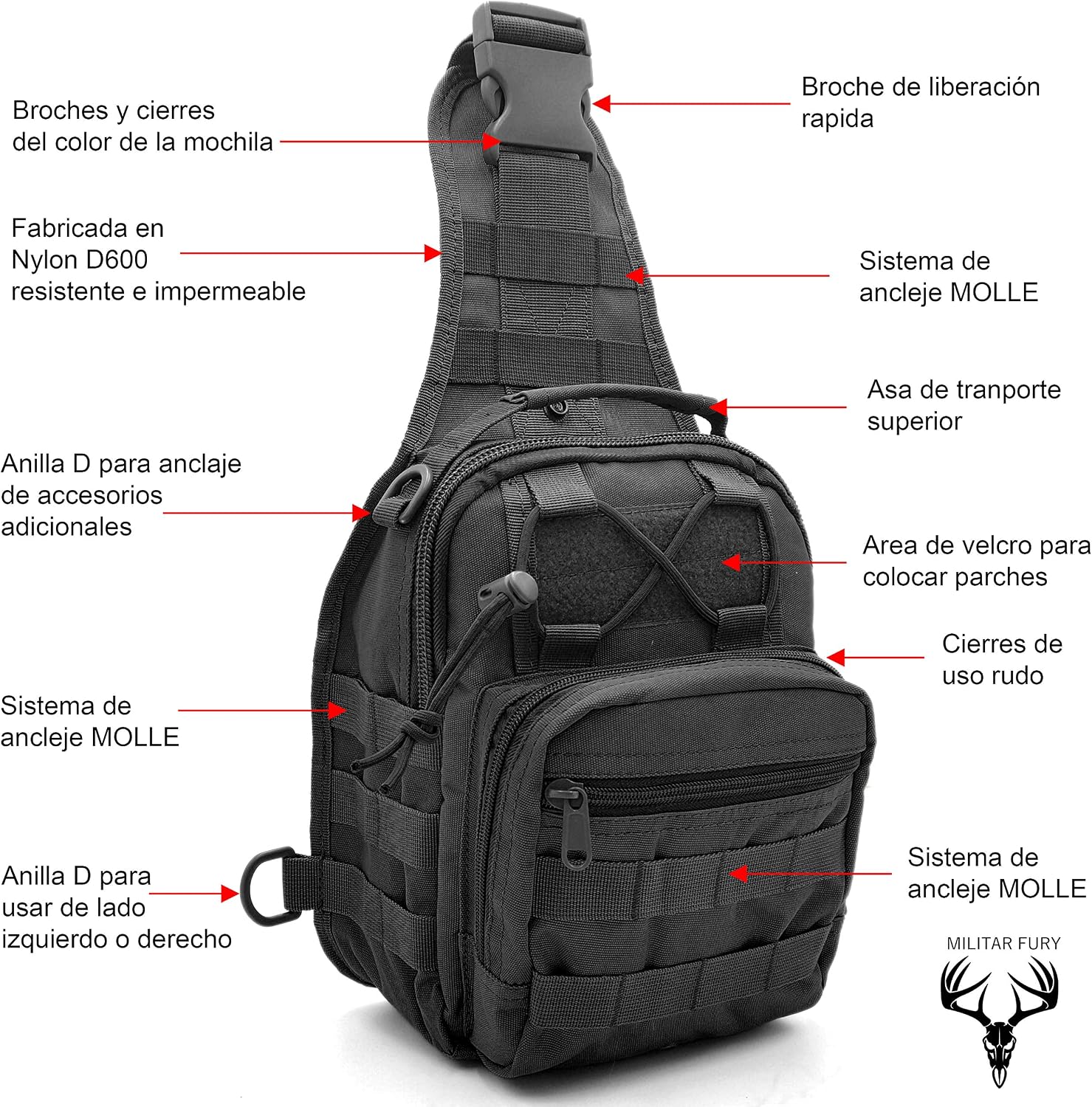 Mochila Táctica Cruzada Online Sales, UP TO 62% OFF | www.apmusicales.com