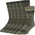 Alvada Merino Wool Hiking Socks Thermal Warm Crew Winter Boot Sock For Men & Women 3 Pairs