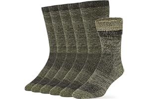 Alvada Merino Wool Hiking Socks Thermal Warm Crew Winter Boot Sock For Men & Women 3 Pairs