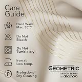 Deconovo Blackout Curtains Gold Wave Foil 52x84 Beige 2 Panels Thermal Insulated view 6