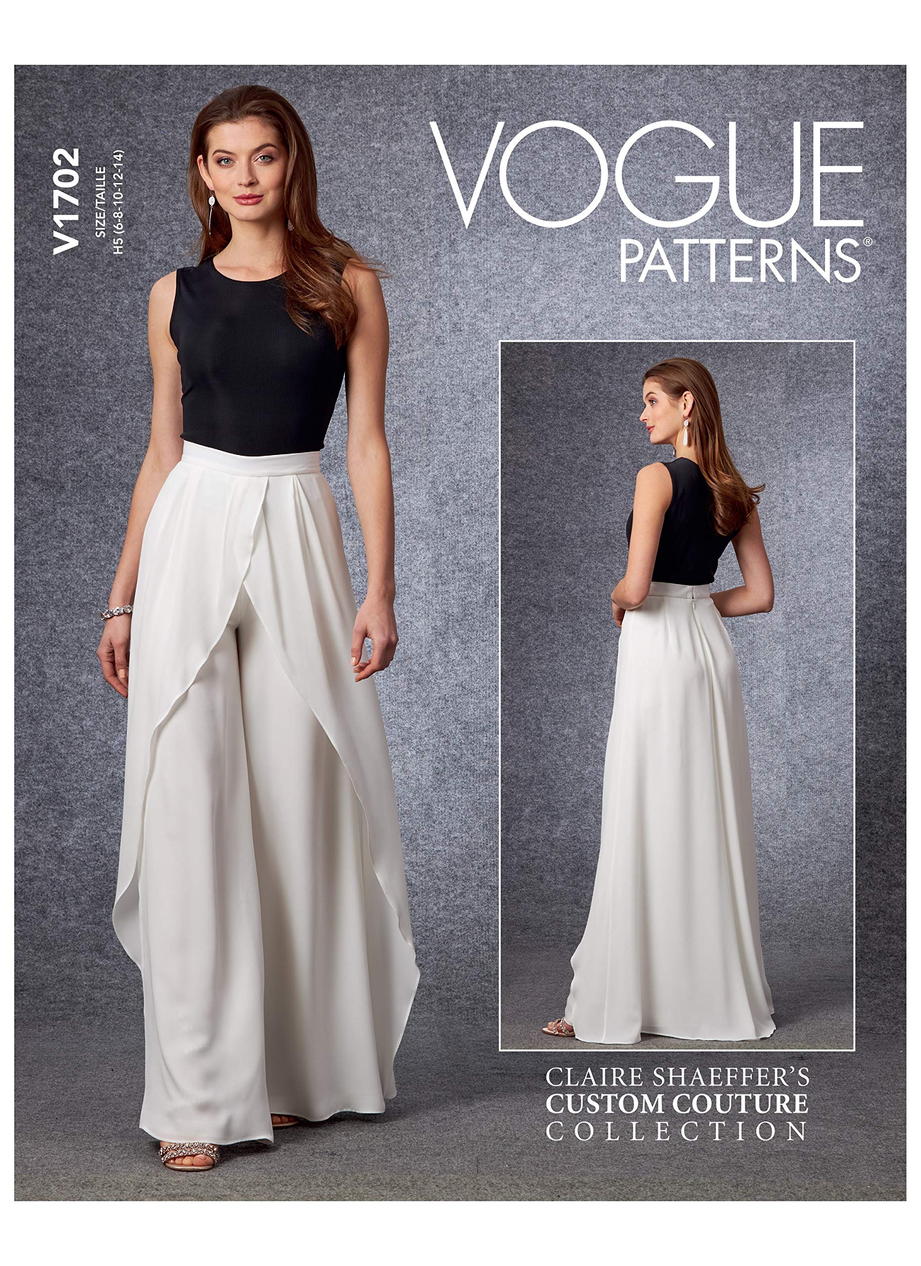 Vogue Patterns V1702H5 Misses' Pants