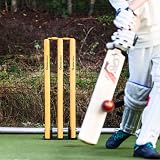 FORTRESS Springback Cricket Stumps 28in ICC Regulation Premium Wood view 6