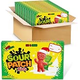 SOUR PATCH KIDS Red &amp; Green Soft &amp; Chewy Gummy Holiday Candy, 12 Boxes | Bulk Candy