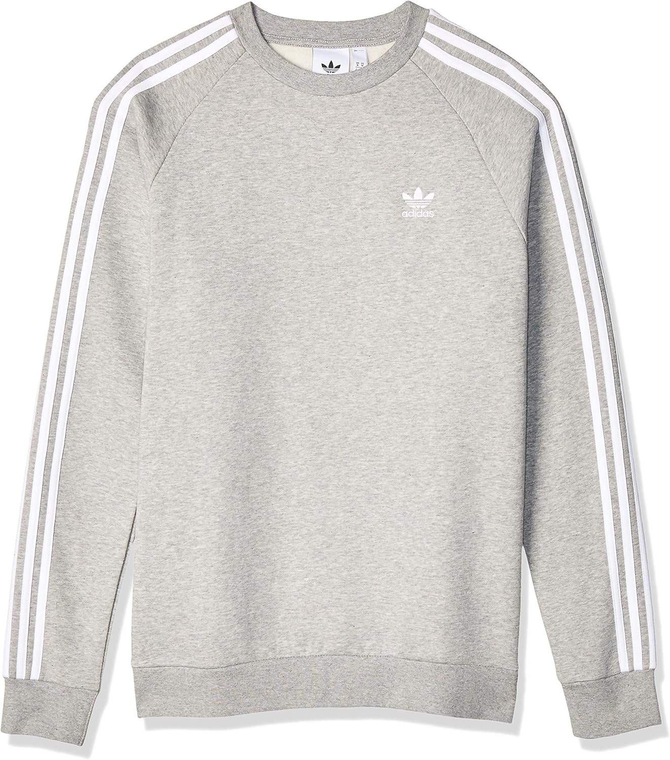 sudadera cuello redondo 3 bandas adidas