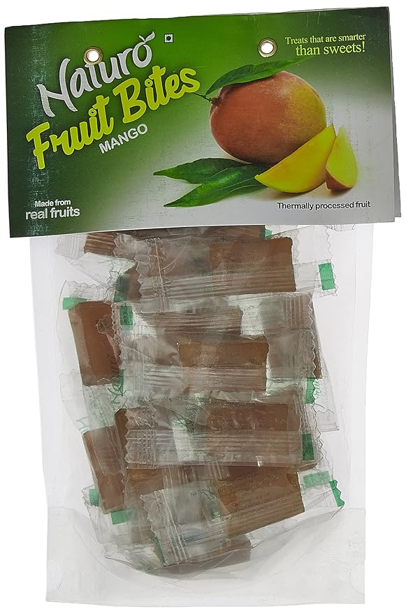 Naturo Fruit Bites, Mango, 180g Amazon.in Amazon Pantry