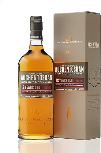 Amazon Co Jp シングルモルト ウイスキー オーヘントッシャン 12年 イギリス 700ml 食品 飲料 お酒