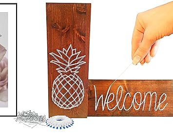 Amazon.de: HERZLICH WILLKOMMEN aus HOLZ zum basteln WELCOME Deko für