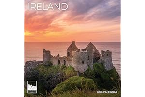 2026 Wall Calendar | 12" x 24" Open | Nature Photography Thick & Sturdy Paper for Organizing & Planning | Office Kitchen Decor or Gift | Pacific Waters Press (Ireland)