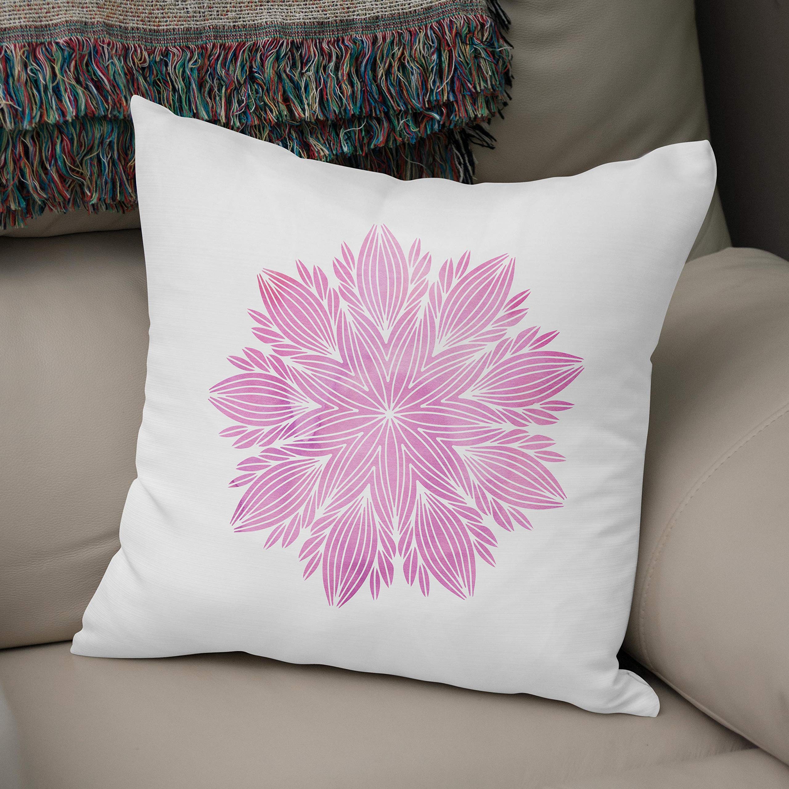 Bonamaison, Decorative Cushion Cover - 50% Cotton 50% Polyester - 43x43cm - Designed and Manufactured in Turkey