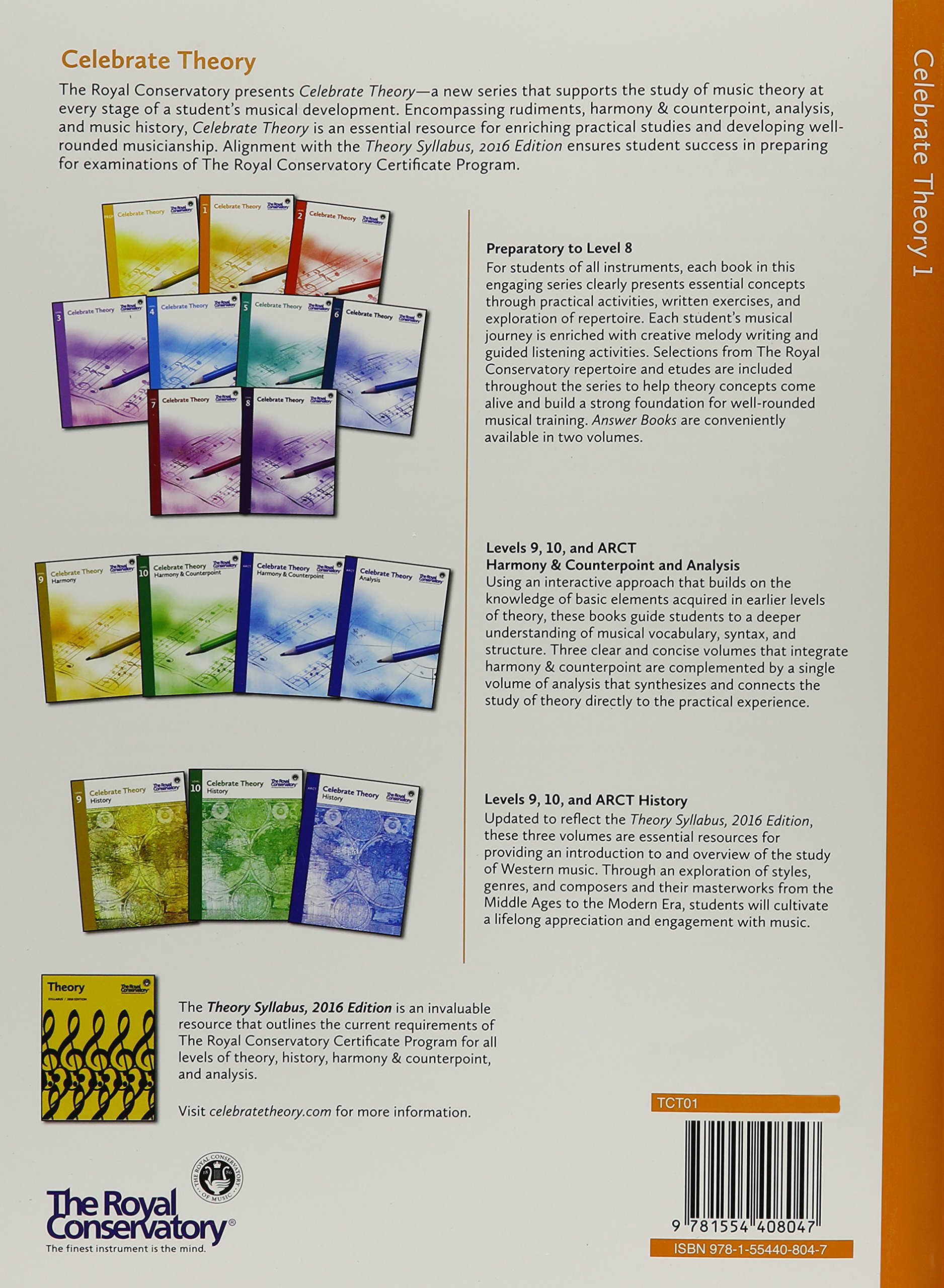 Tct01 Celebrate Theory The Royal Conservatory Level 1 - 