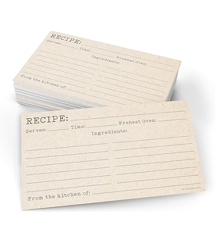 3x5 recipe card binder Amazon.com: Recipe Cards 3x5