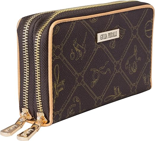 Geldbeutel Damen mit Doppelreissverschluss Giulia Pieralli Frauen ...