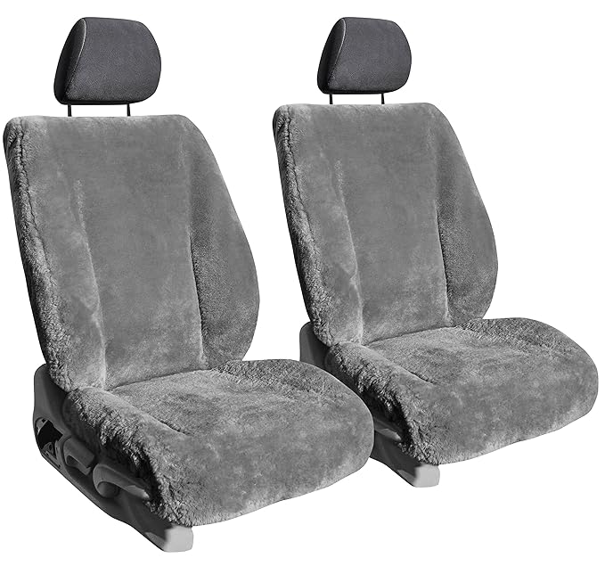 Front Seats Custom Sheepskin Seat Covers for