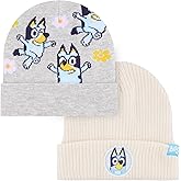 Bluey Toddler Winter Hat 2-Pack – Soft Knit Beanies with Warm Cuffed Design – Cozy Hats for Boys & Girls Ages 2–5