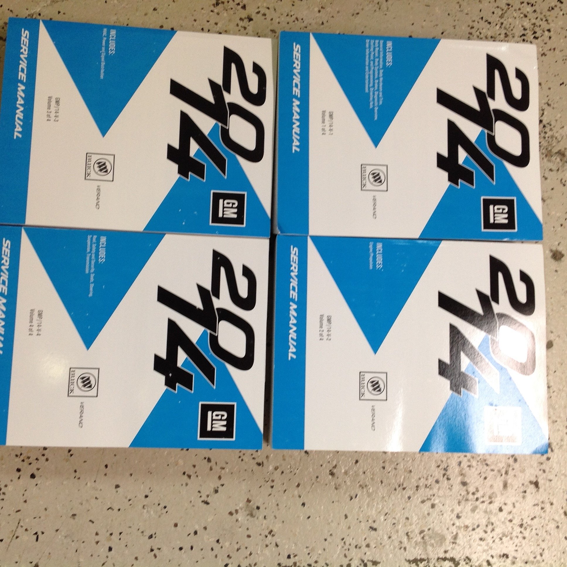 2014 GM BUICK VERANO Service Shop Repair Manual Set FACTORY BOOKS 2014  BRAND NEW Paperback – 2014