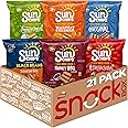 SunChips 100% Whole Grain Snacks, 6 Flavor Variety Pack, 1 oz Bags (Pack of 21)