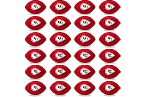 Franklin Sports NFL Team Stress Balls - Bulk NFL Football Party 24 Pack - Squishy Stress Ball for Adults & Kids - 83MM - NFL Logo & Color