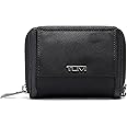 TUMI - Voyageur Tri-Fold Zip-Around - Aesthetic Women's Zipper Wallet with Cash/Card Holders - Travel Wallet - With Gift Box - Black/Gunmetal