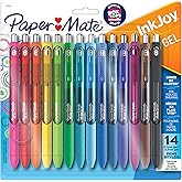 Paper Mate InkJoy Pens, Gel Pens, Medium Point (0.7 mm), Assorted Colours, 14 Count