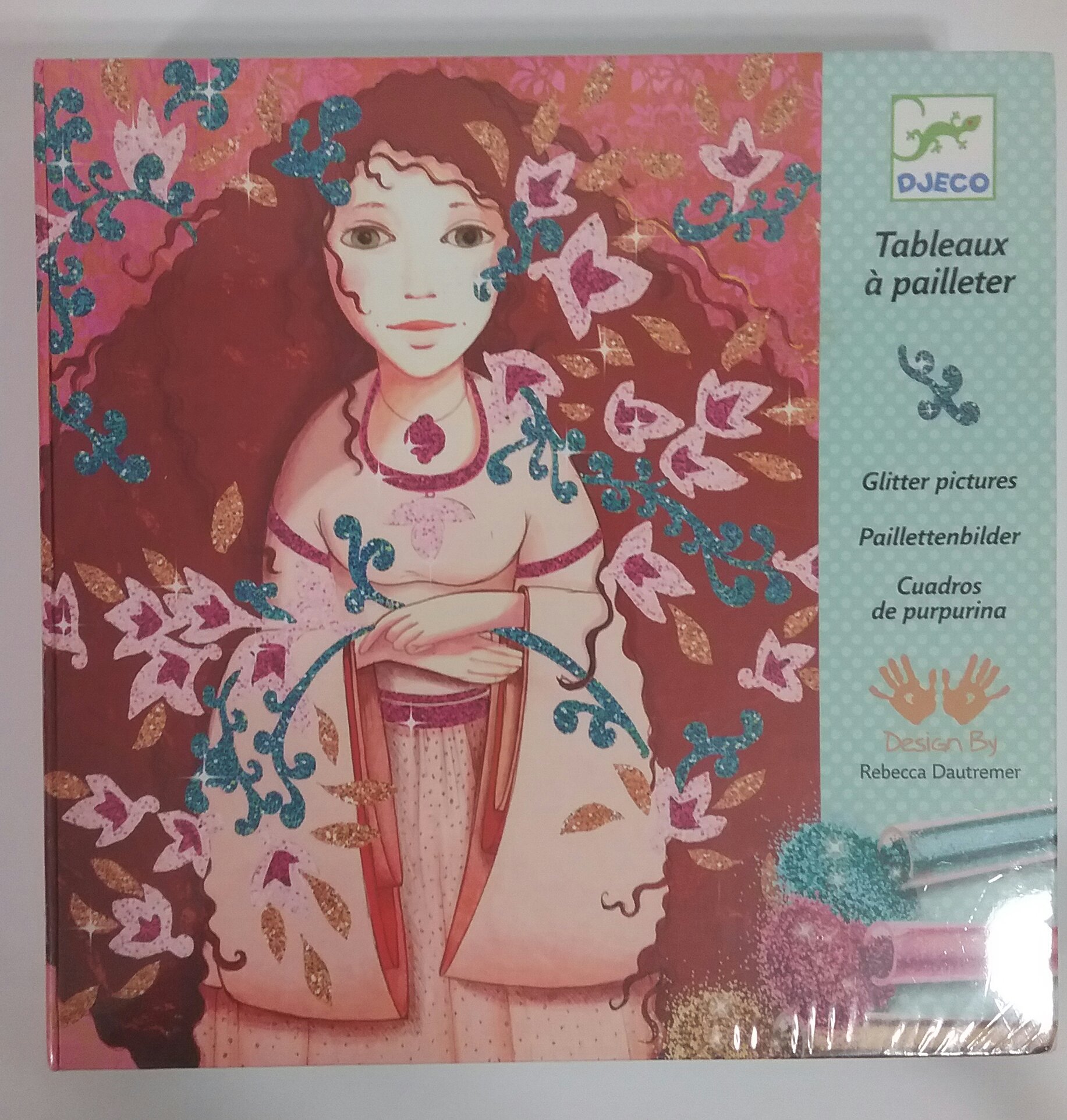 Cuadros purpurina De oro y de seda