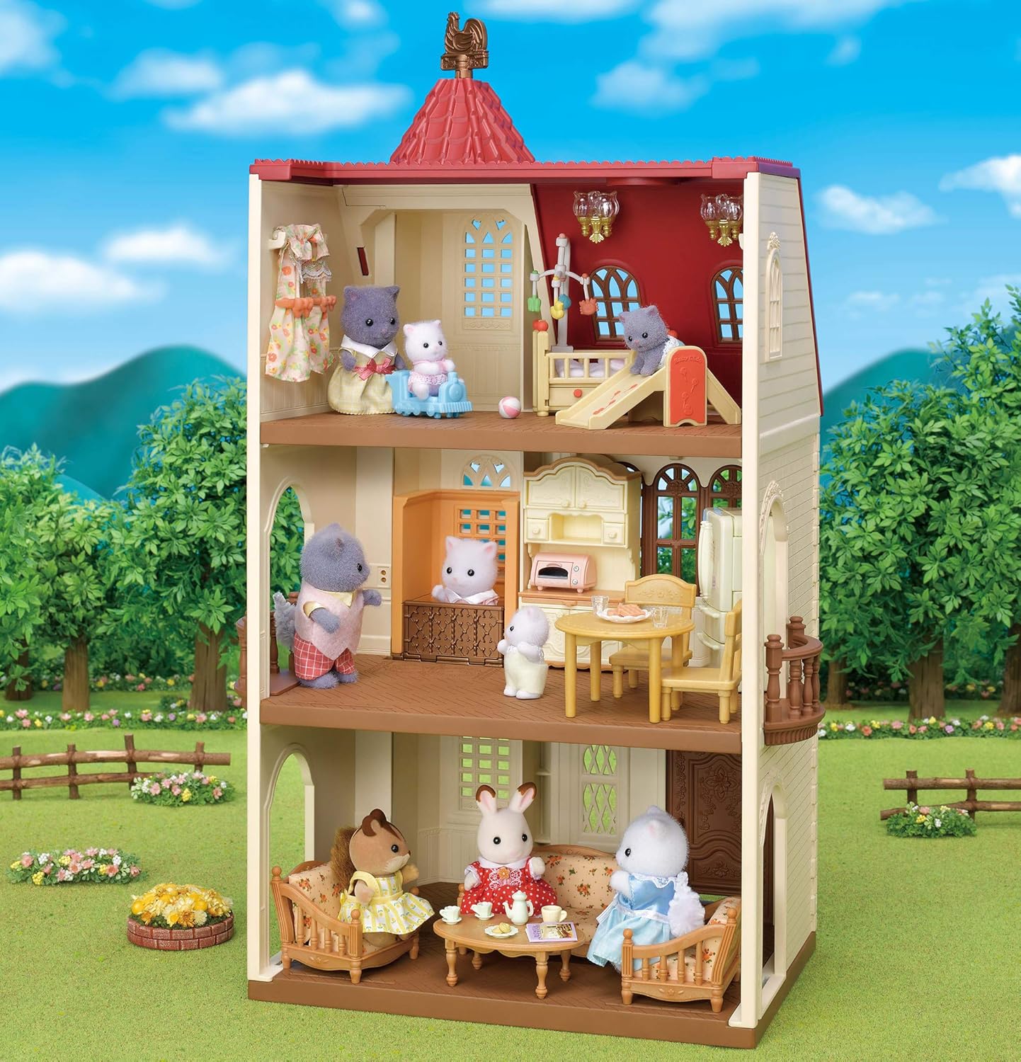 red roof sylvanian families