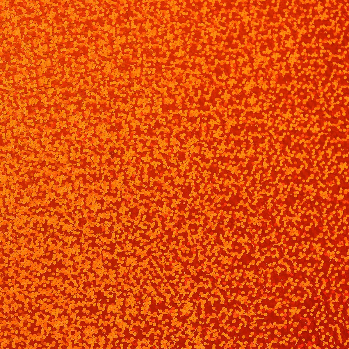 Glitter Vinyl Sheets Iridescent Holographic 6 Sheets 8 x 12- for Cricut - Indoor & Outdoor Use (Fluorescent Orange)