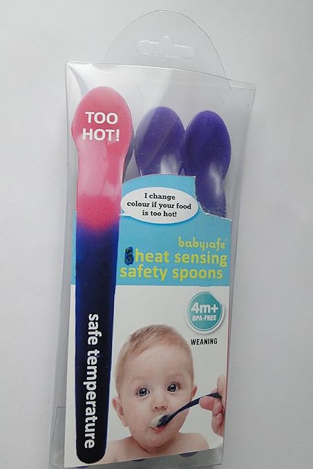 LCR HALLCREST Baby Heat Sensing Spoon (Purple)