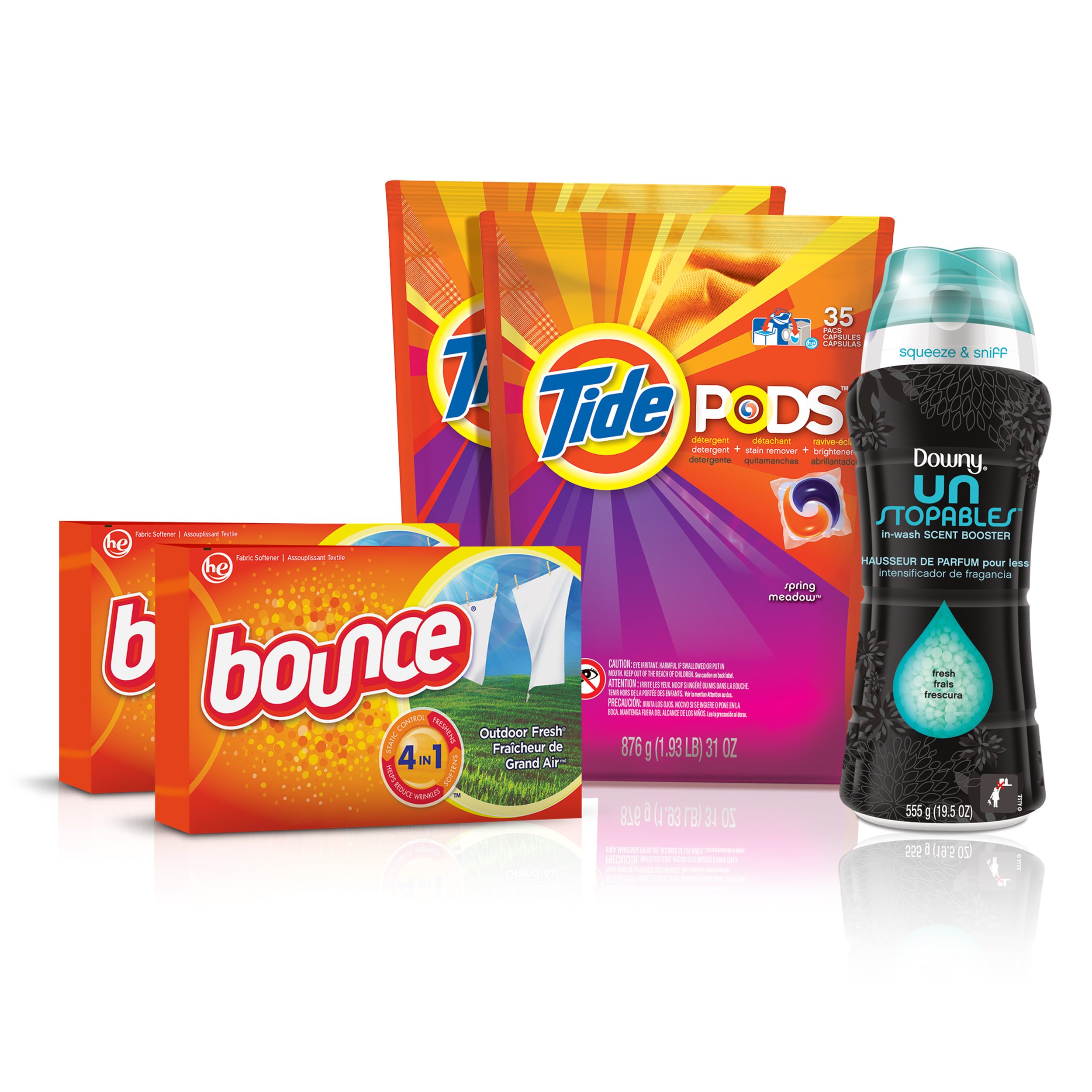 Tide Amazing Laundry Bundle (68 Loads) Tide PODS Laundry Detergent