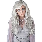 Women's Gray Glow In The Dark Wig