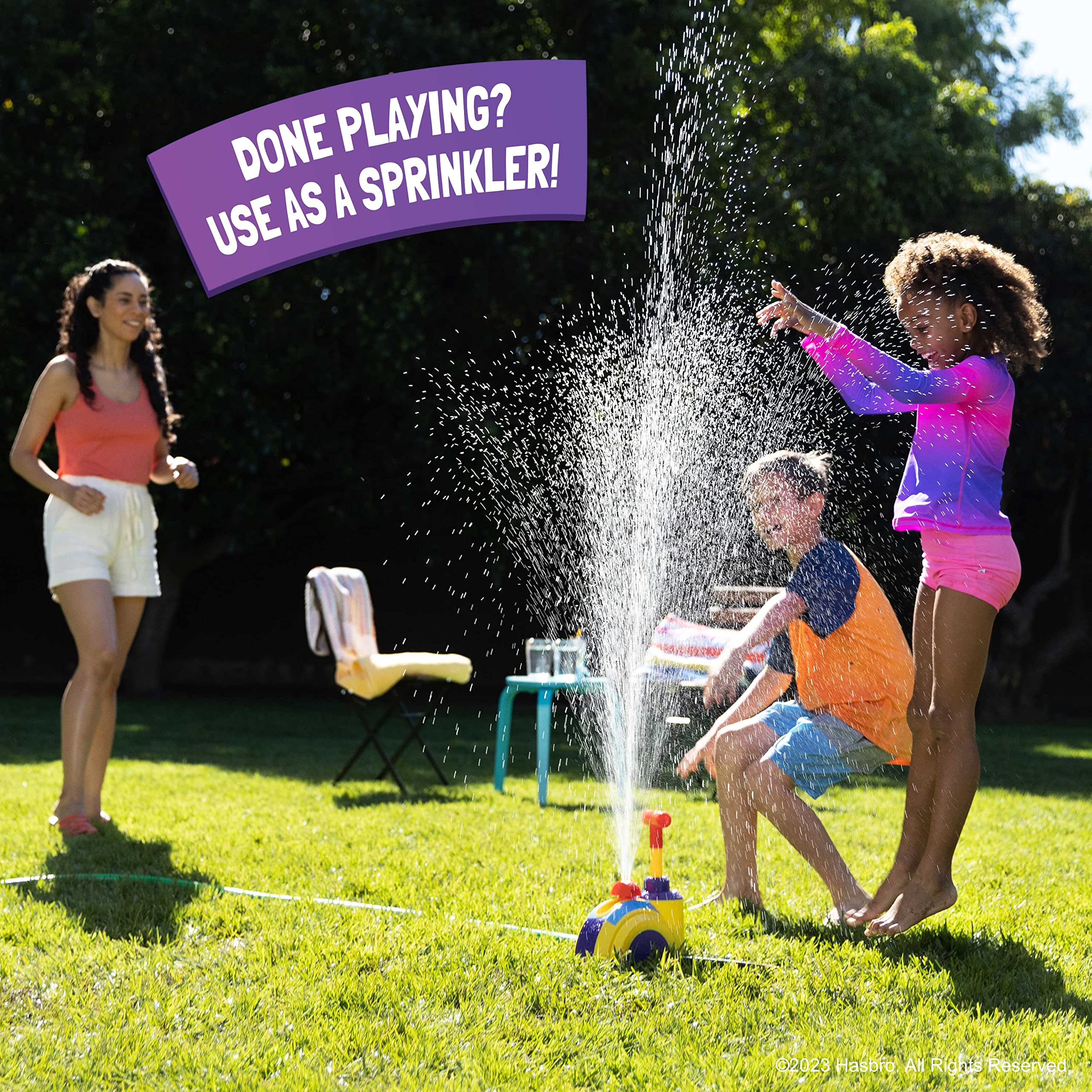 Hasbro Pie Face Splash – Water Sprinkler Game for Kids Outdoor Summer Fun – Play with Friends and Family