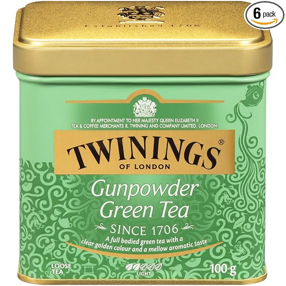 Чай Twinings Green tea gunpowder зеленый, жб, 100г, f09013 (070177029784)