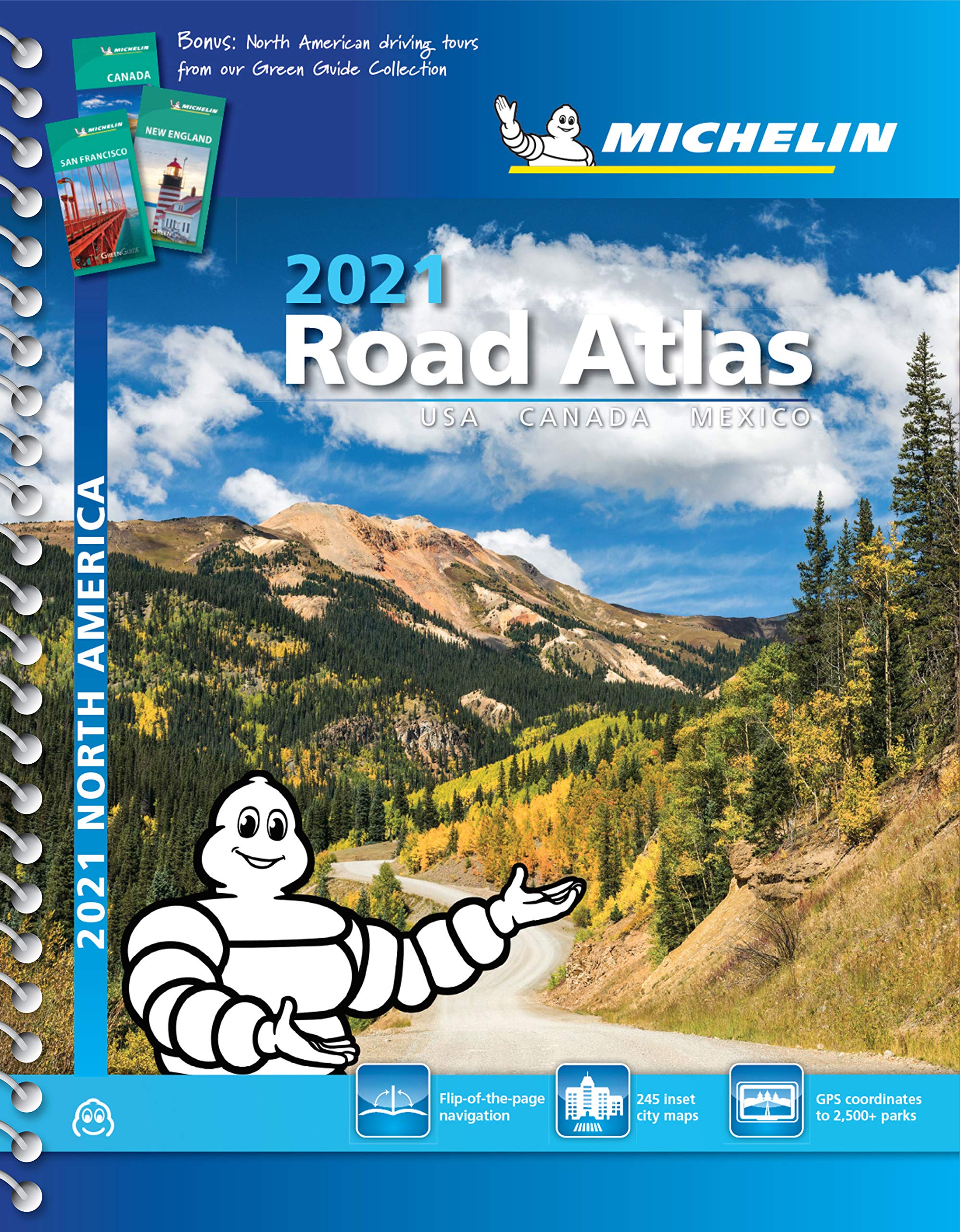 Michelin North America Road Atlas 2021 Usa Canada Mexico Michelin Road Atlas Michelin 9782067244566 Amazon Com Books