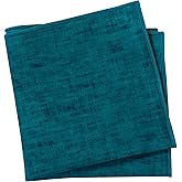 Spring Notion Mottled Linen Pocket Squares for Men