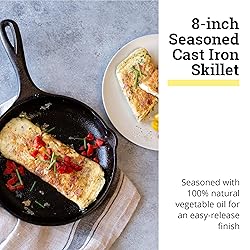 Lodge 8" Cast Iron Skillet - Chef Collection