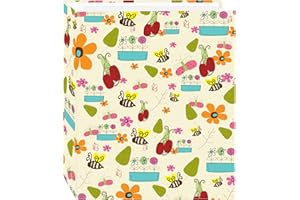 Magnetic Self-Stick 3-Ring Photo Album 100 Pages (50 Sheets), Doodles Design