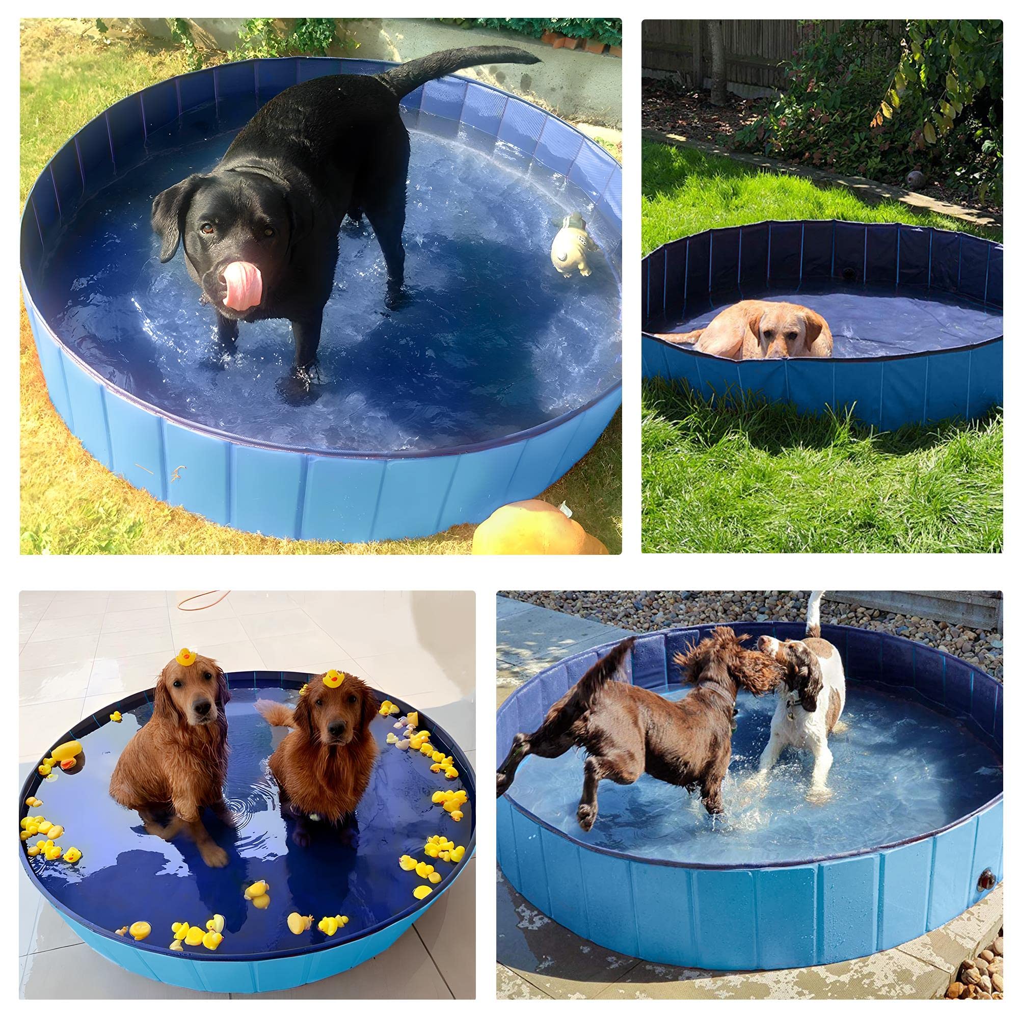 Kids Pools For Backyard Yaheetech Foldable Dog Pool (63
