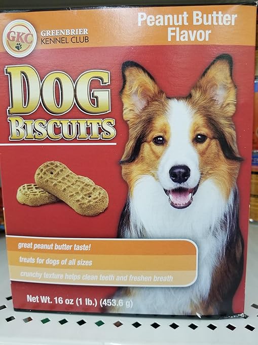 greenbrier kennel club peanut butter dog biscuits