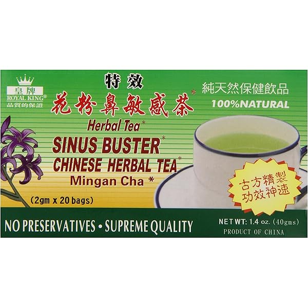 Amazon.com : Royal King Sinus Buster Chinese Herbal Tea (40g)(20