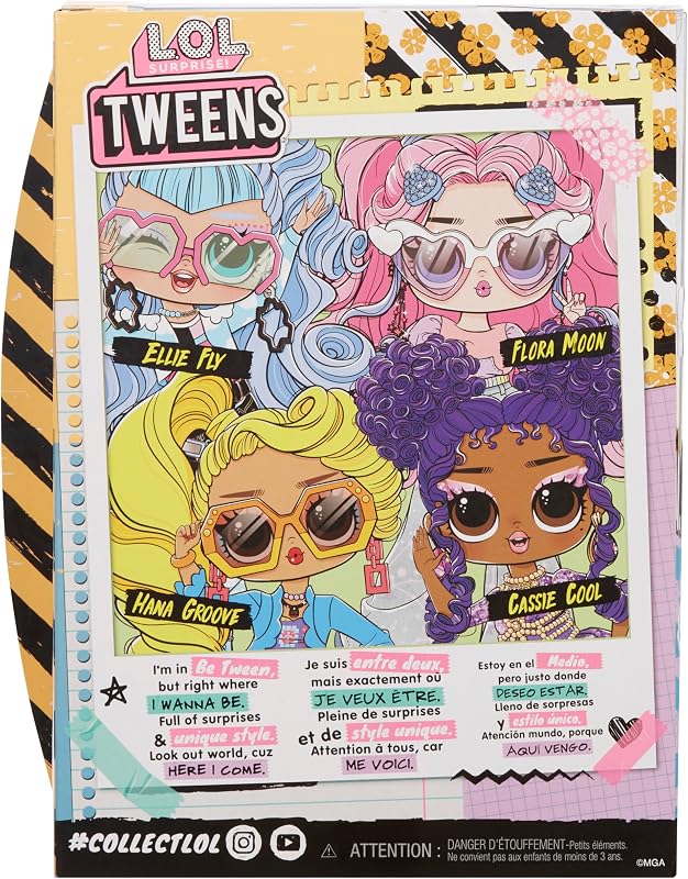 Tweens - Modepuppe Hana Groove - mit über 10 Überraschungen und Fabelhaften Accessoires - Toll für Kinder ab 4 Jahren