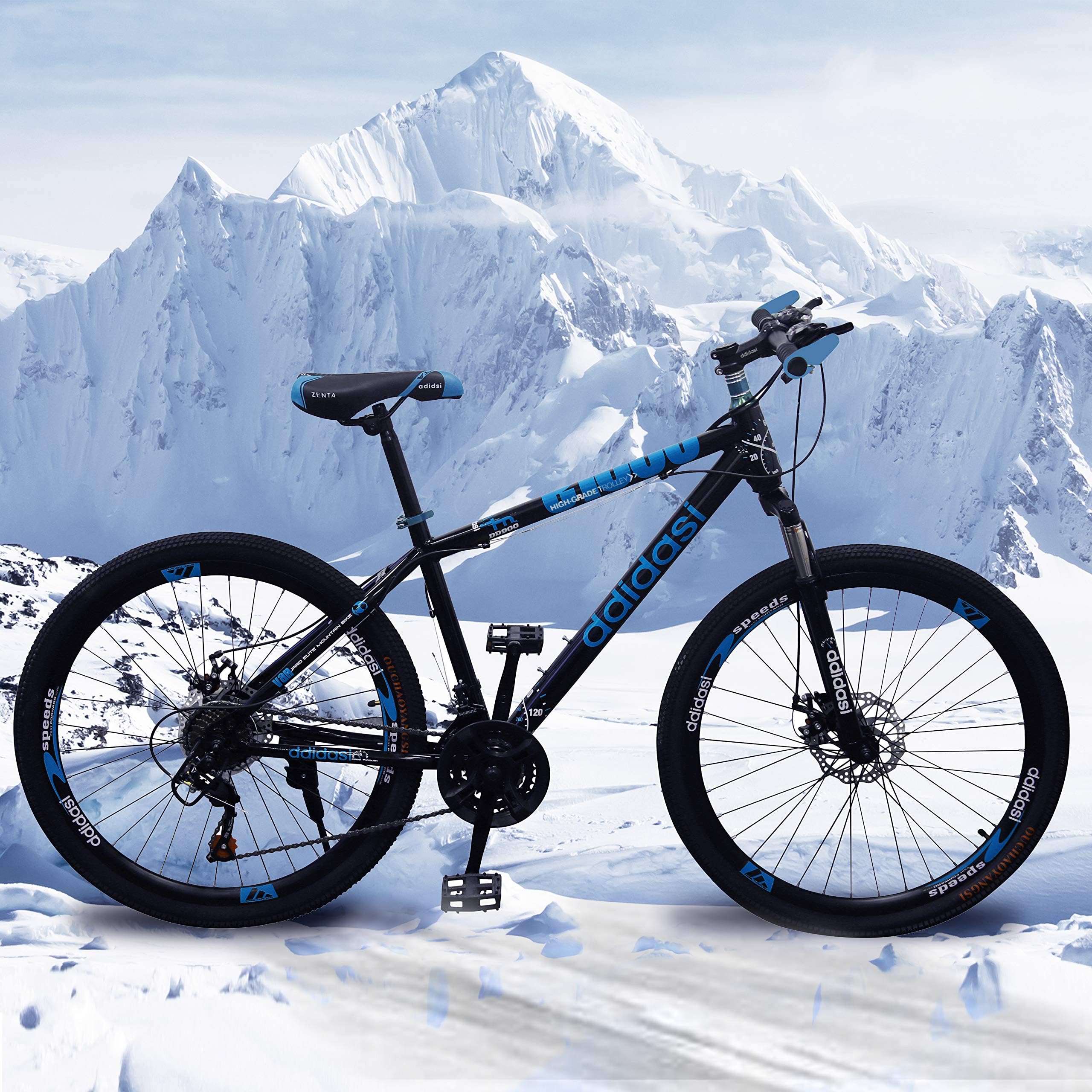 Adult Mountain Bike 26" Full Suspension 21 Speed Mens Mountain Bike Bicycle MTB Frames